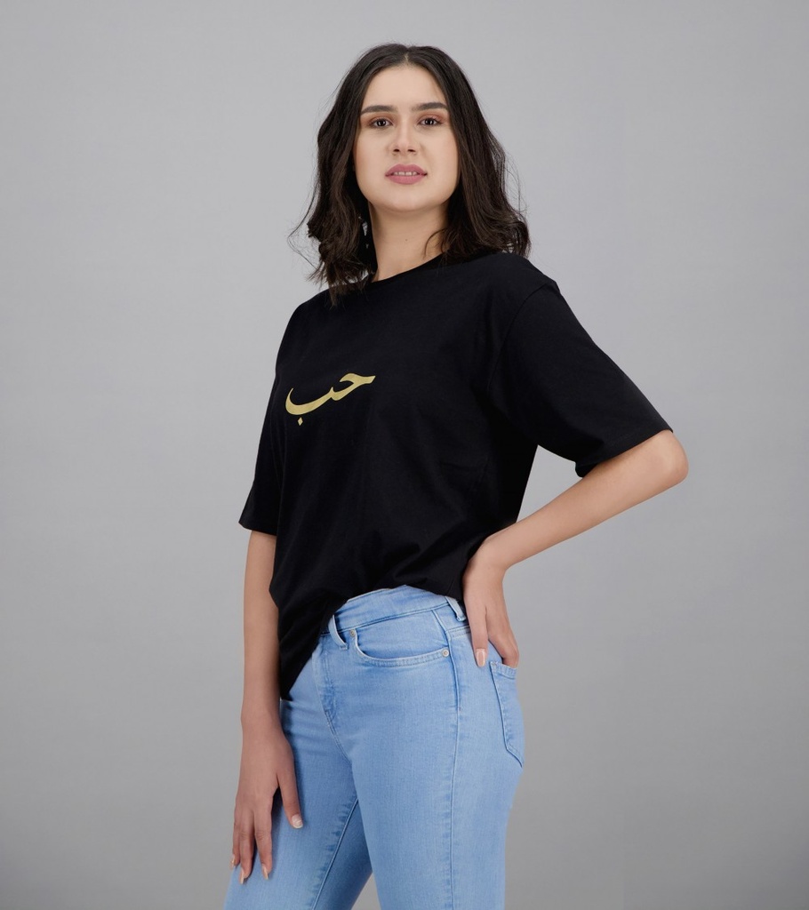 T-SHIRT FEMME OVERSIZED MANCHES COURTES HOB