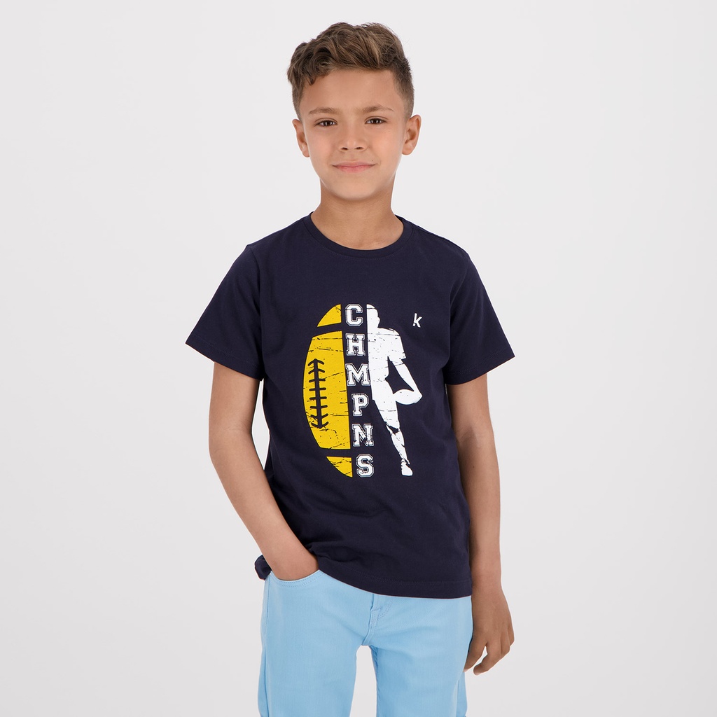 T-shirt garçon manches courtes CHMPNS