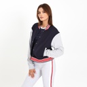 Bombers femme col rectiligne RETRO SPORT