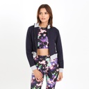 Veste teddy crop femme en molleton