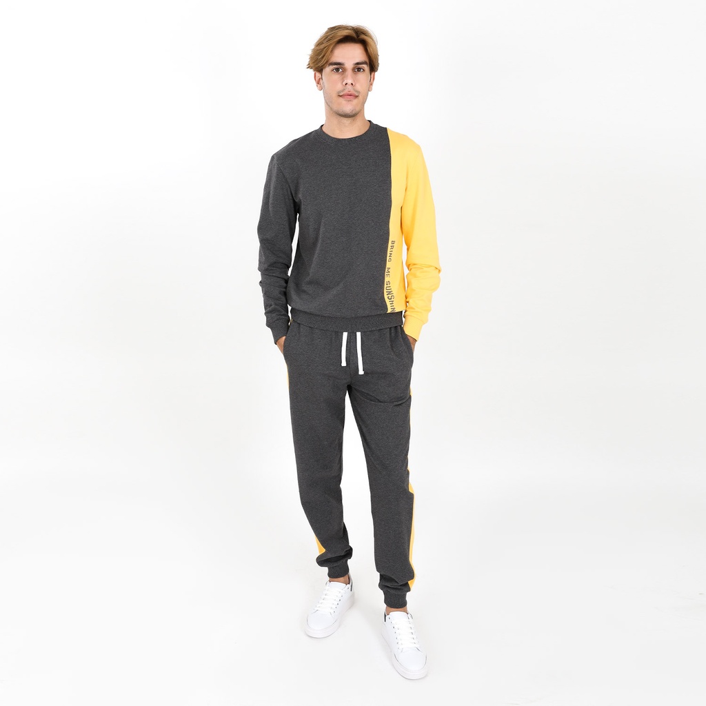 Jogger homme avec bandes contrastées