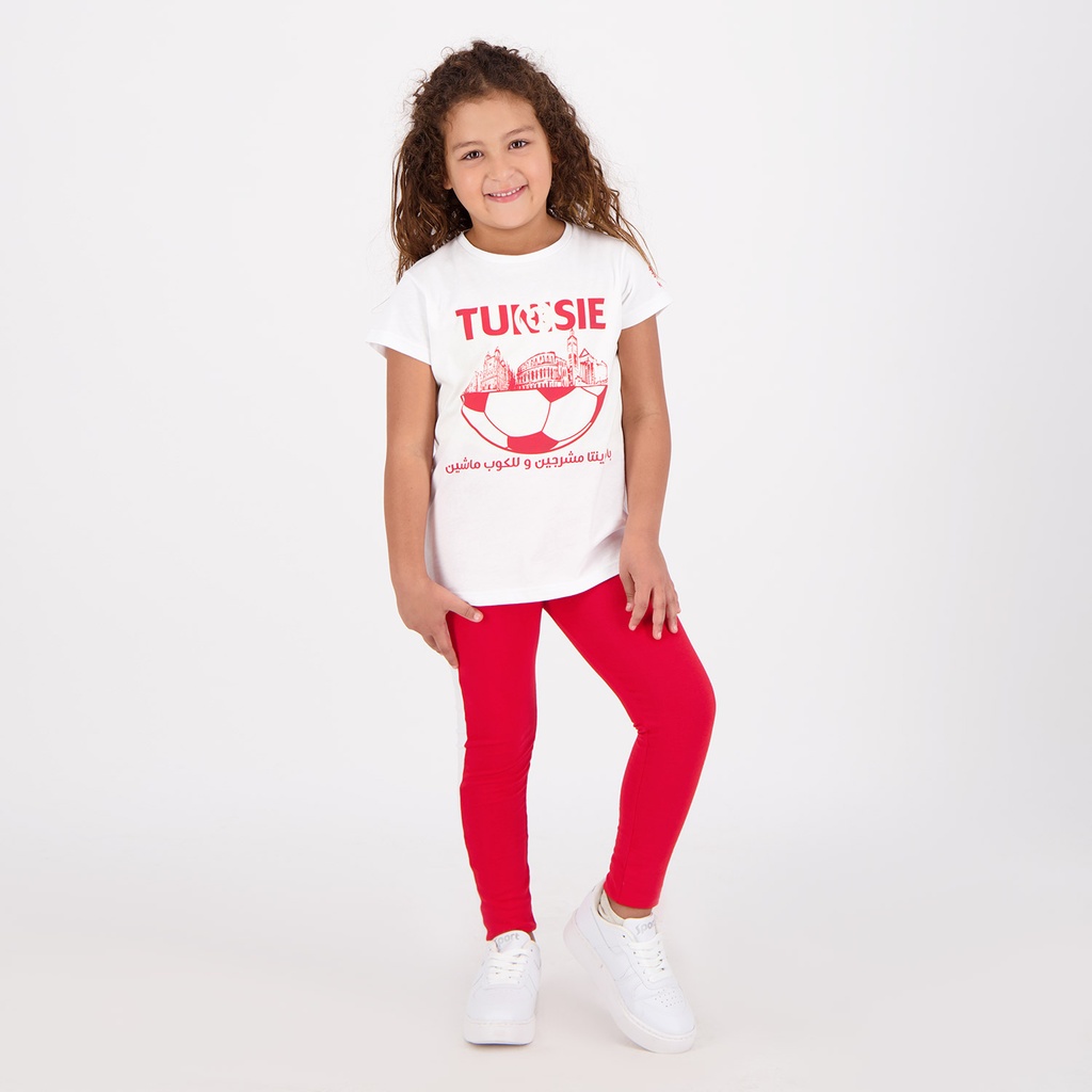 T-shirt unisexe manches courtes بالقرينتا مشرجين وللكوب ماشين