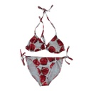 Bikini femme imprimé applications