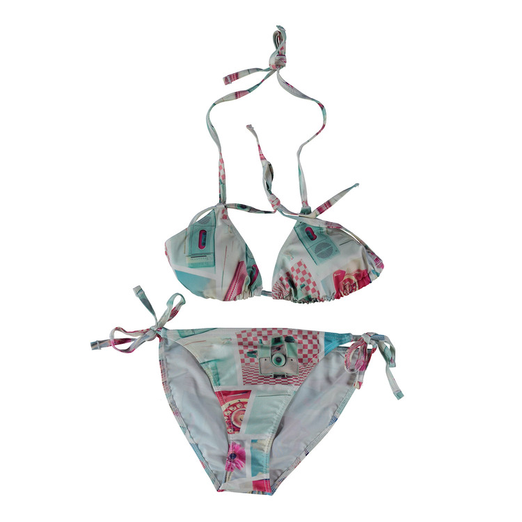 Bikini femme imprimé applications