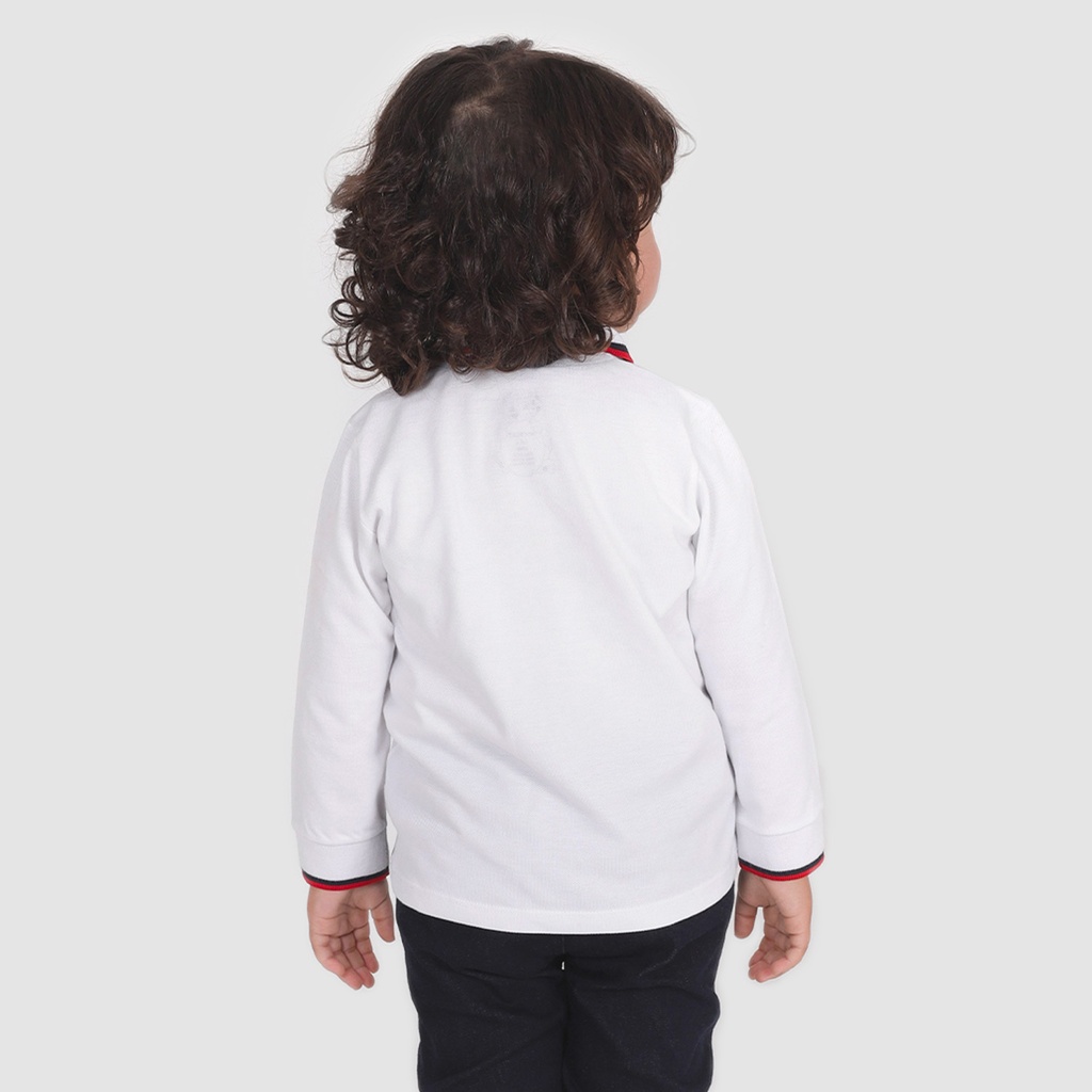 Polo bébé bi-couleur