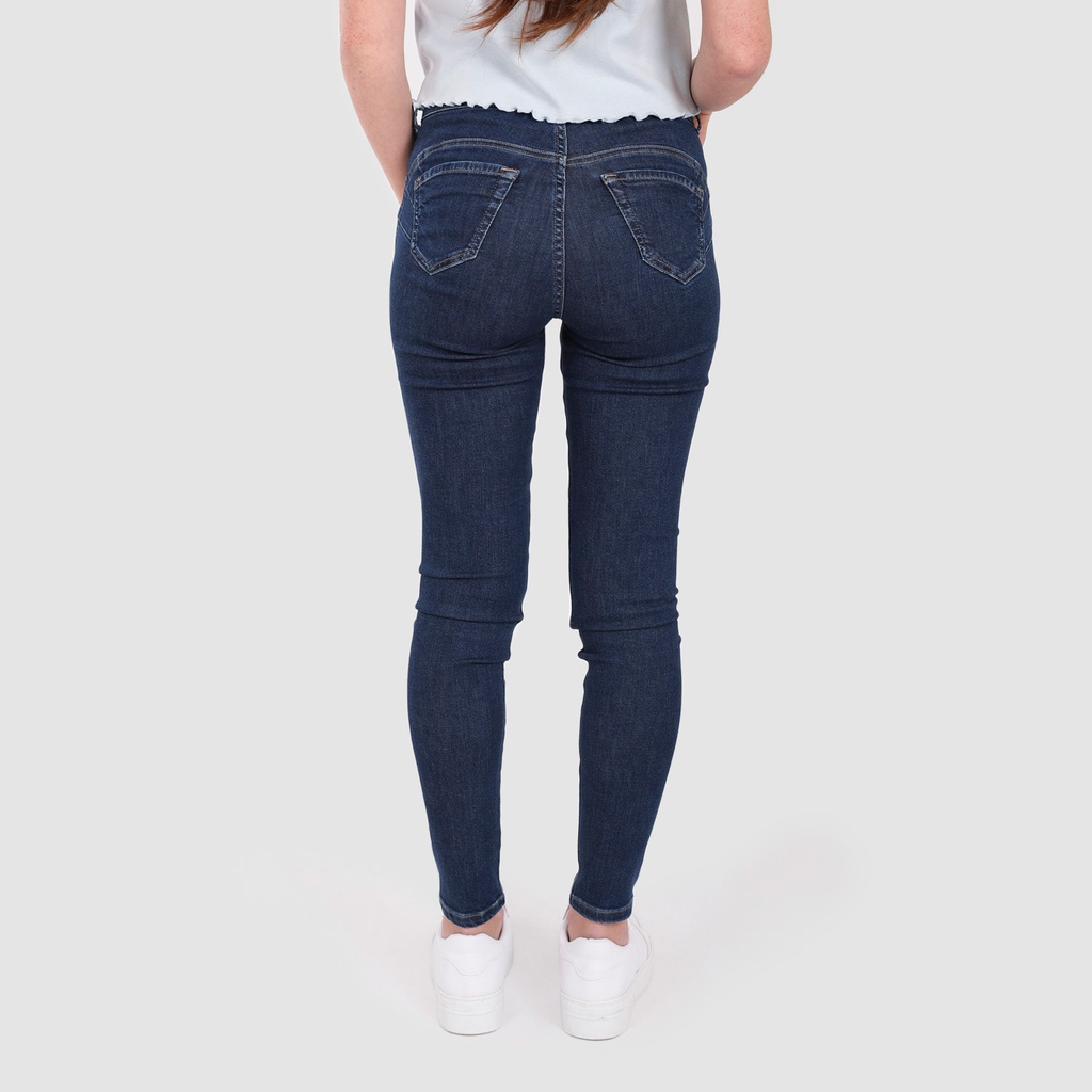 Push up jeans femme taille haute-ALYA