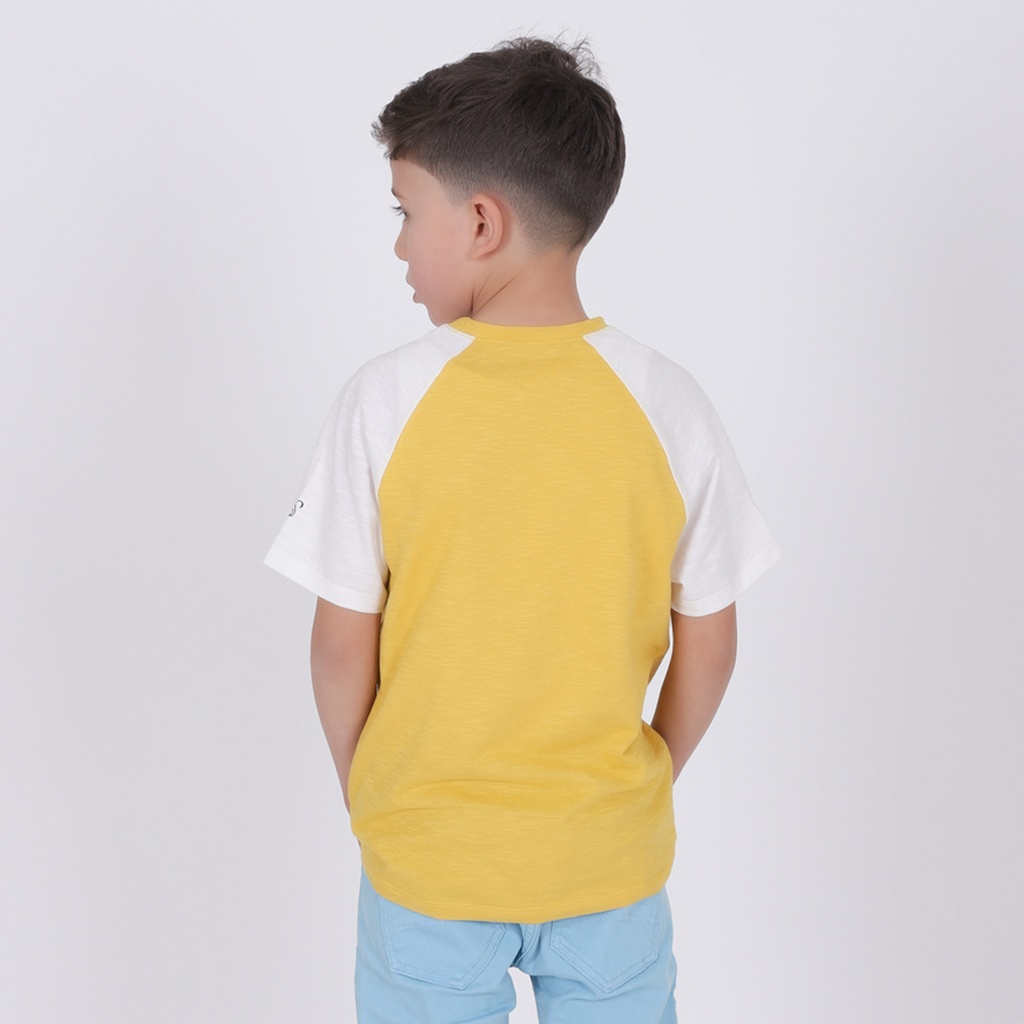 T-shirt garçon manches raglan FOOTBALL