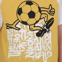 T-shirt garçon manches raglan FOOTBALL