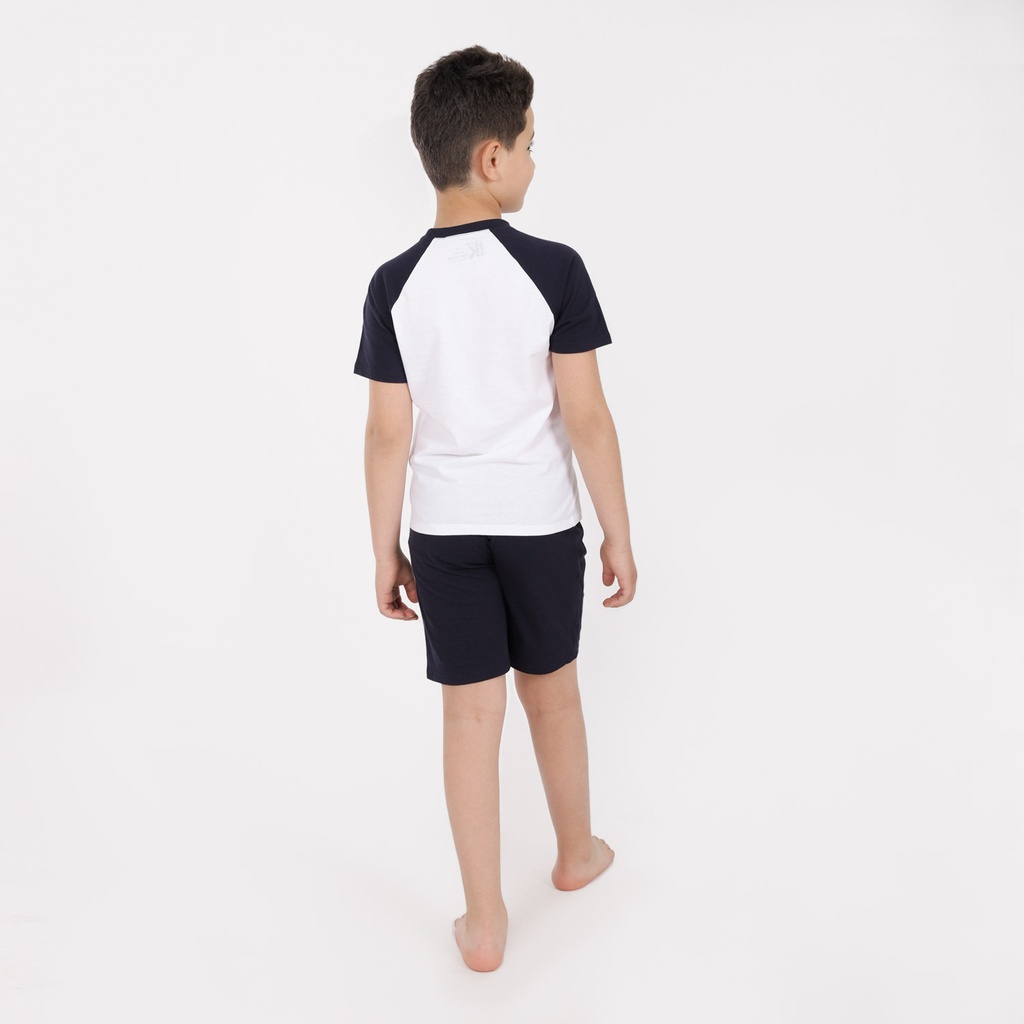 Ensemble garçon manches raglan et short BASKETBALL
