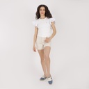 Straight short femme en jeans - NERMINE