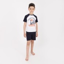 Ensemble garçon manches raglan et short BASKETBALL