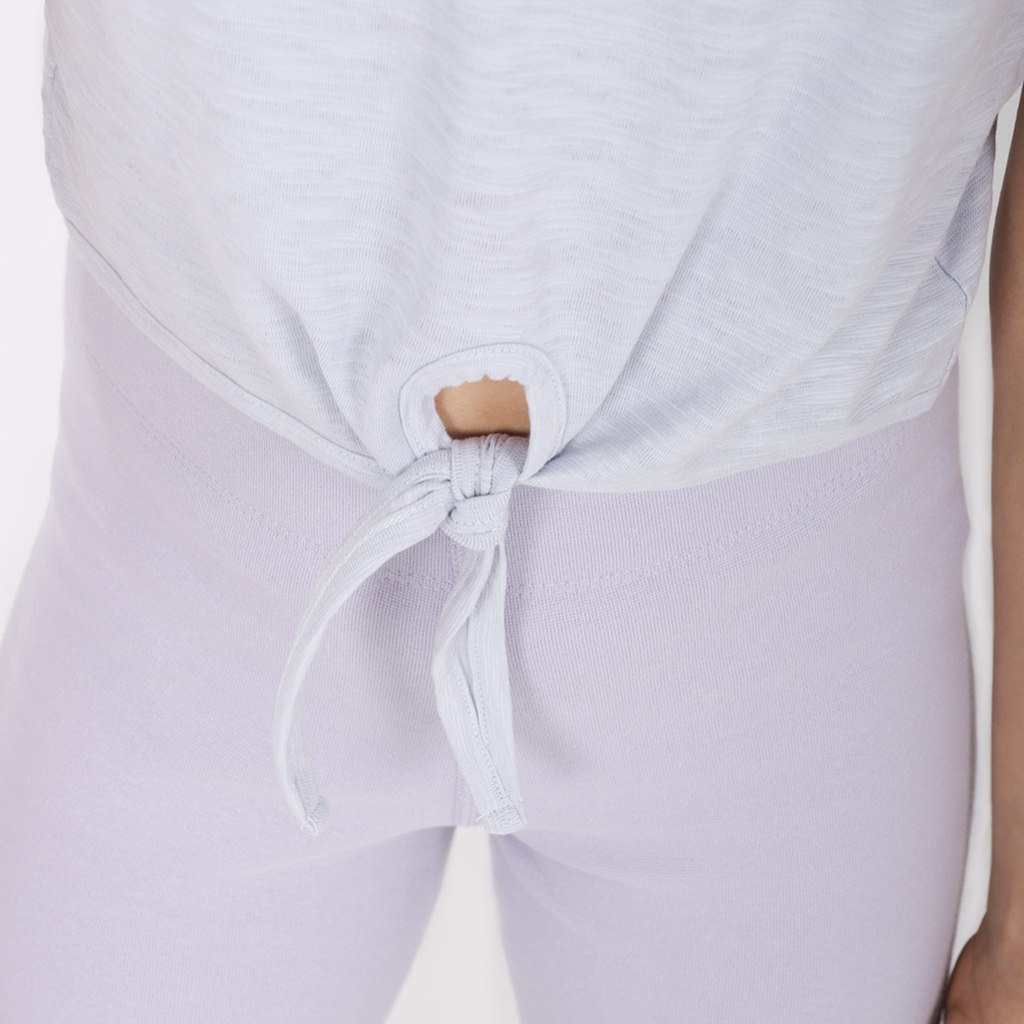 Débardeur crop fille avec nœud