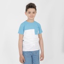 T-shirt garçon manches courtes bi-couleurs avec poche SIDI BOU SAID