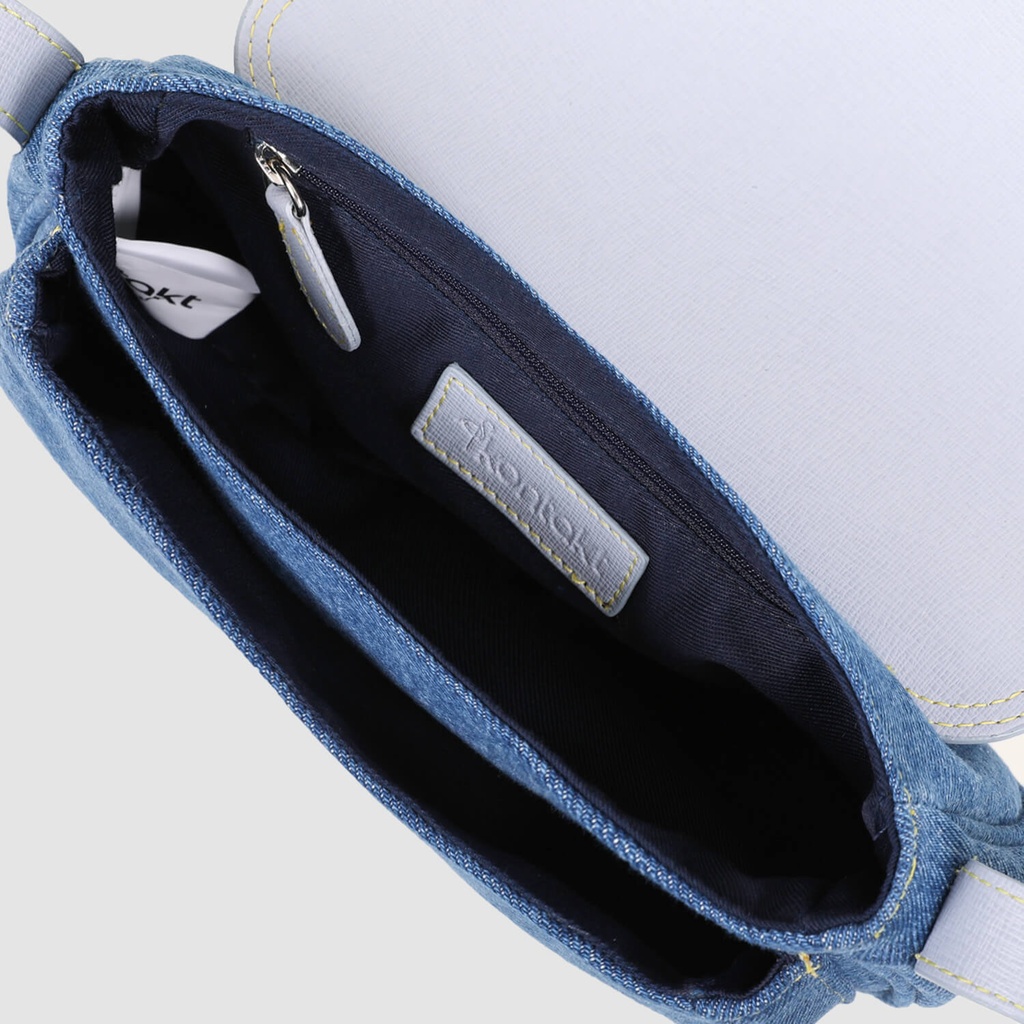 Sac bandouiliére en jeans - SAGHIRA