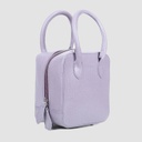 Sac carré bandoulière en cuir - DONIA