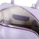 Sac carré bandoulière en cuir - DONIA