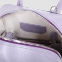 Sac carré bandoulière en cuir - DONIA