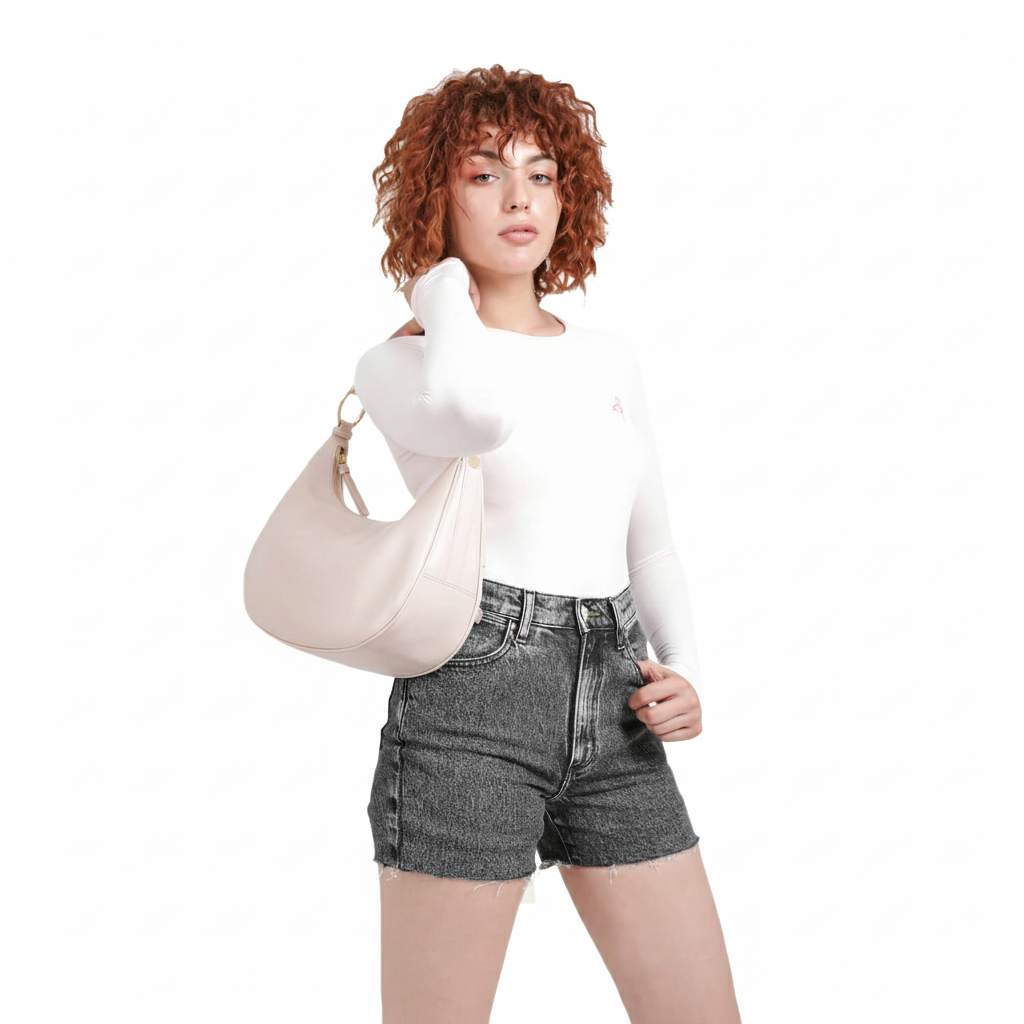 Sac demi lune en cuir - HLEL