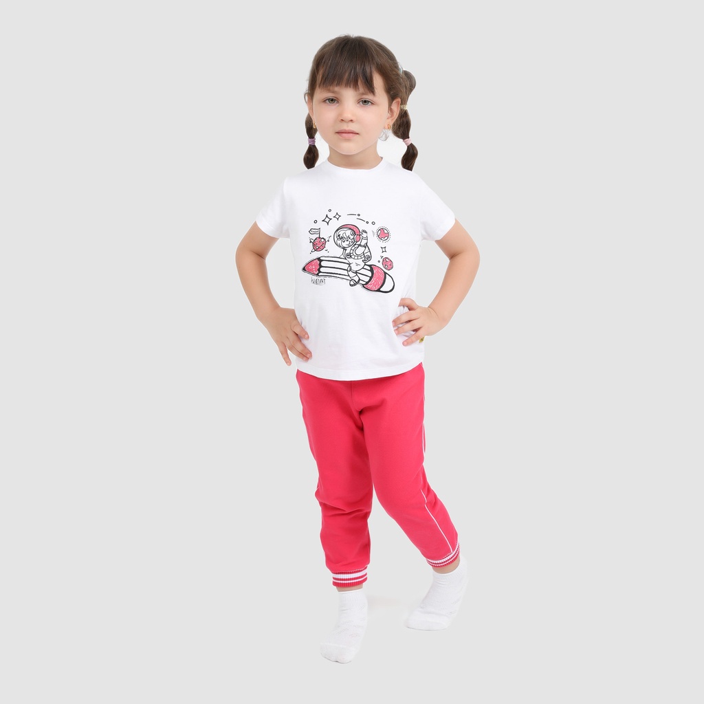 T-shirt bébé manches courtes SPACE GIRL