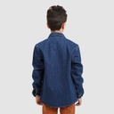 Surchemise garçon avec poche en jeans