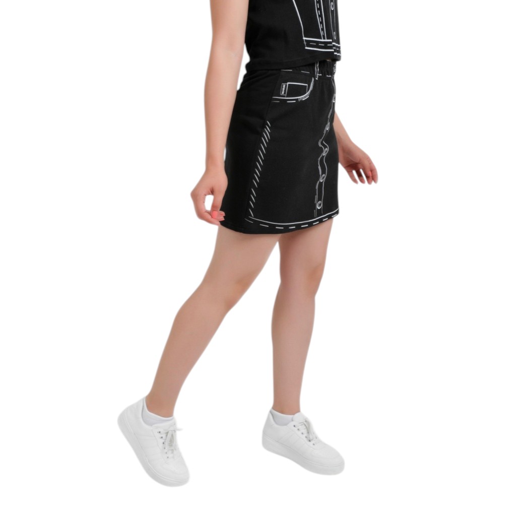 Jupe mini femme CROQUIS DENIM