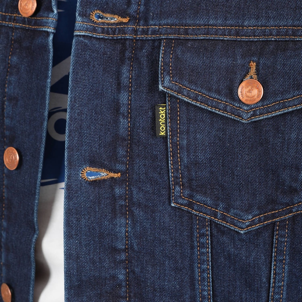 Regular jacket homme avec doublure matelassé en jeans - KENZI 2.0