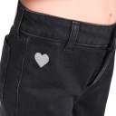 Wide leg jeans fille