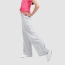Jogger wide leg fille avec piping
