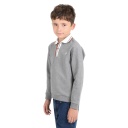 Sweat polo garçon avec broderie