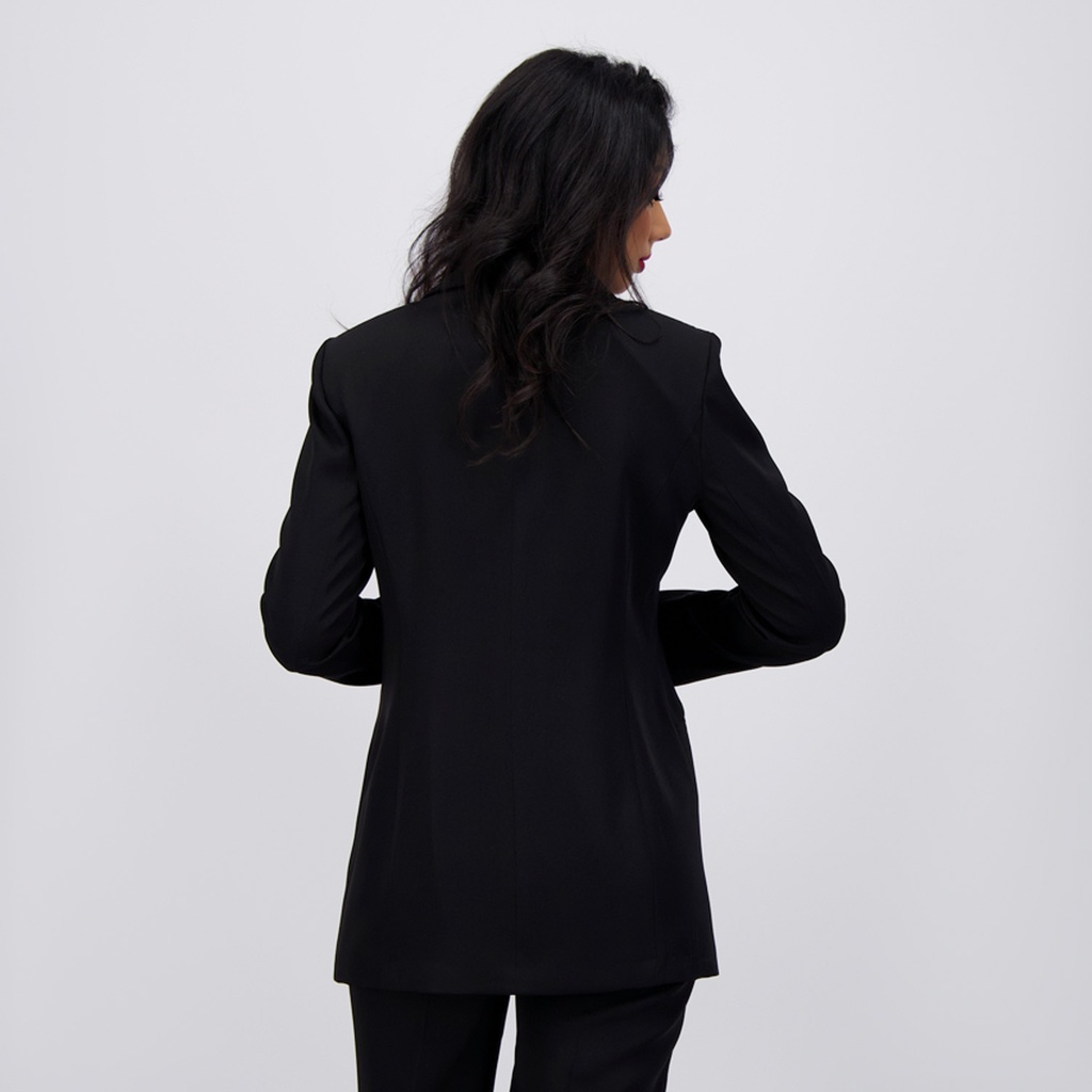 Blazer asymetrique femme manches longues