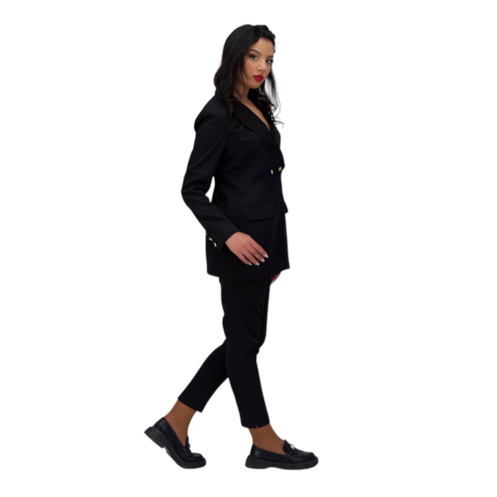 Blazer asymetrique femme manches longues