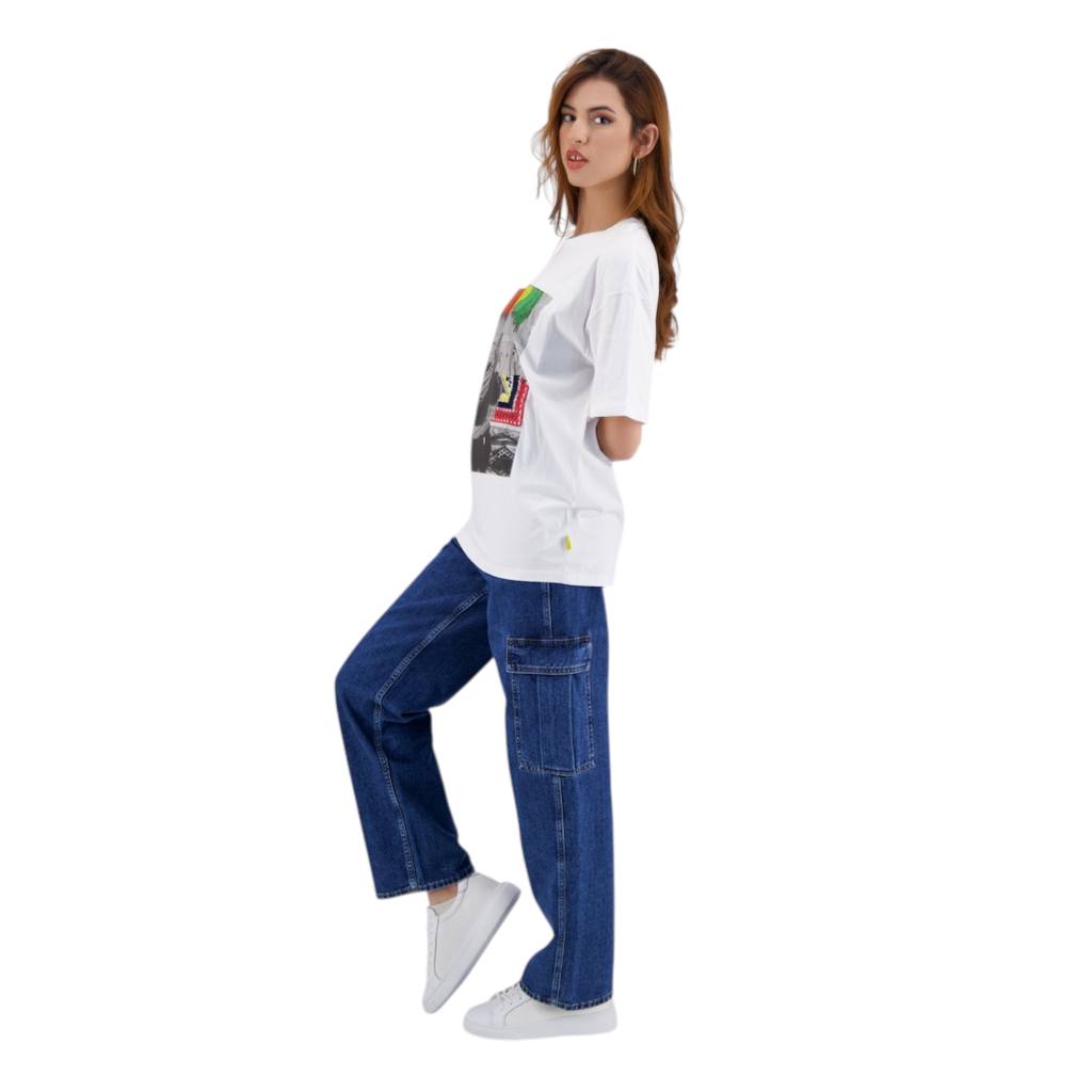 T-shirt oversized femme manches courtes THE ART OF MARGOUM