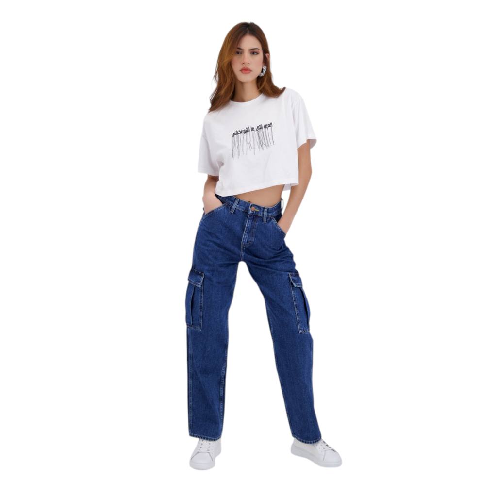 T-shirt sur taille femme manches courtes العين اللي ماتشوفكشي