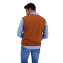 Sweat homme sans manches avec broderie