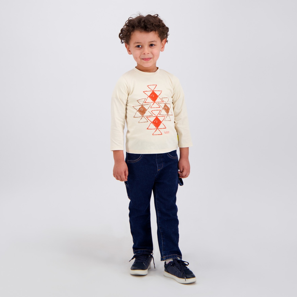 T-shirt bébé manches longues POISSON