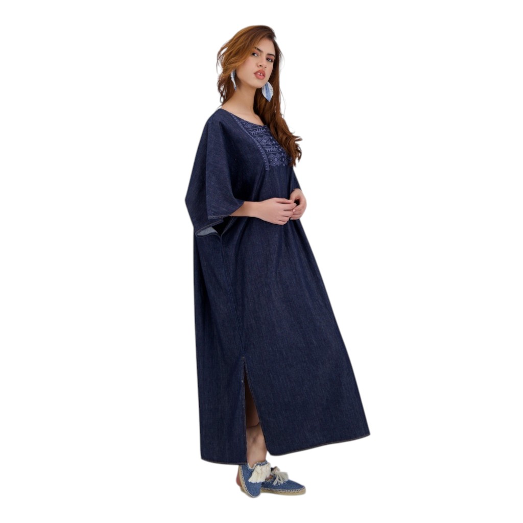 Robe jebba femme en jeans - JALILA