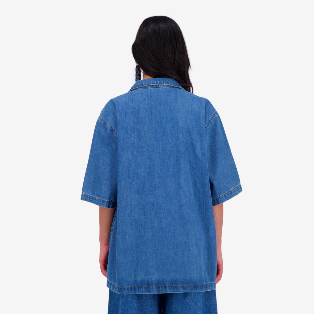 Chemise homme manches courtes en jeans - SHOKRI