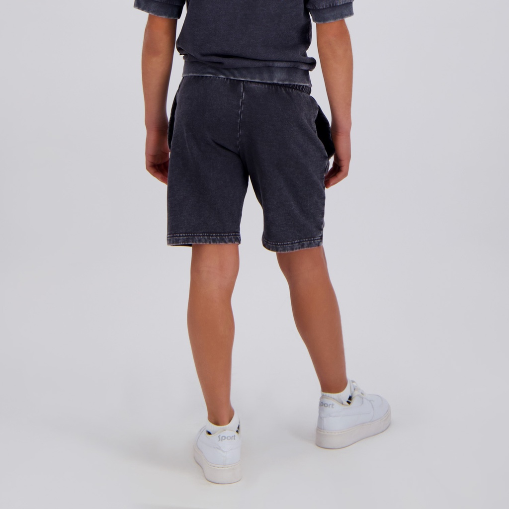 Short garçon en molleton délavé