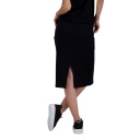 Jupe midi femme en molleton