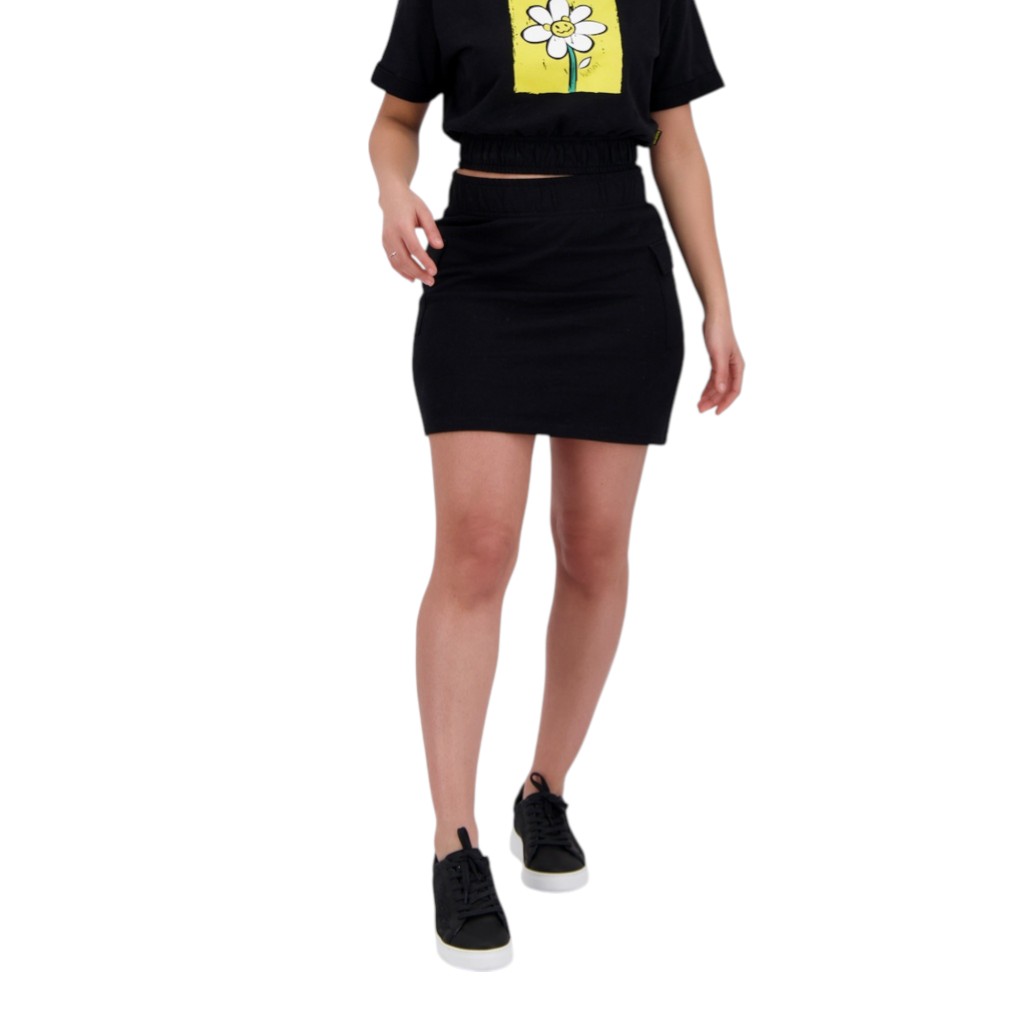 Jupe cargo femme en molleton