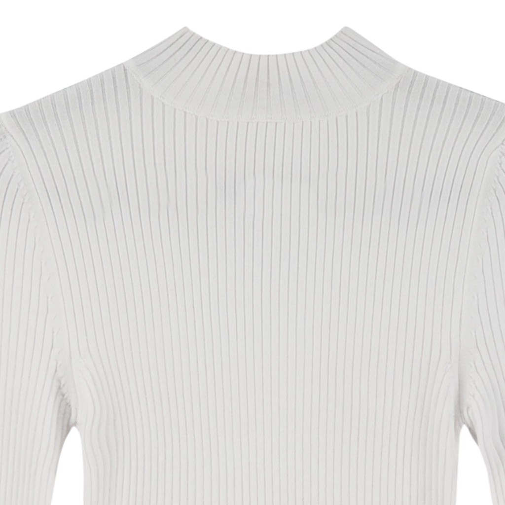 Body femme col cheminé en maille fine