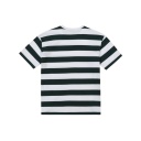 T-shirt oversized rayé femme manches courtes