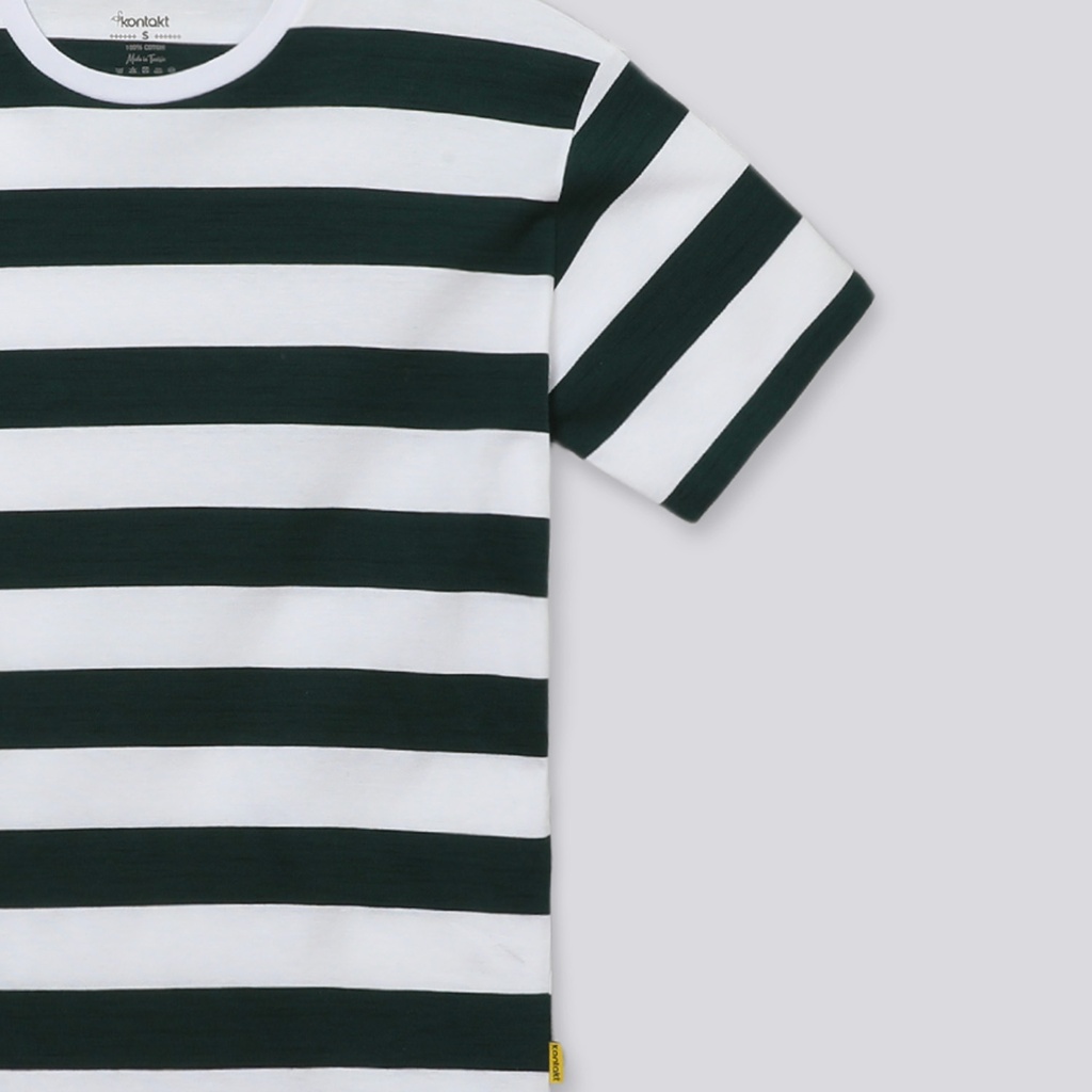 T-shirt oversized rayé femme manches courtes