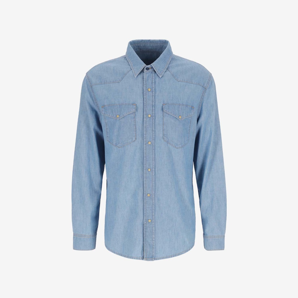 Chemise western homme en jeans - SHEMS