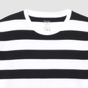 T-shirt oversized homme rayé manches courtes