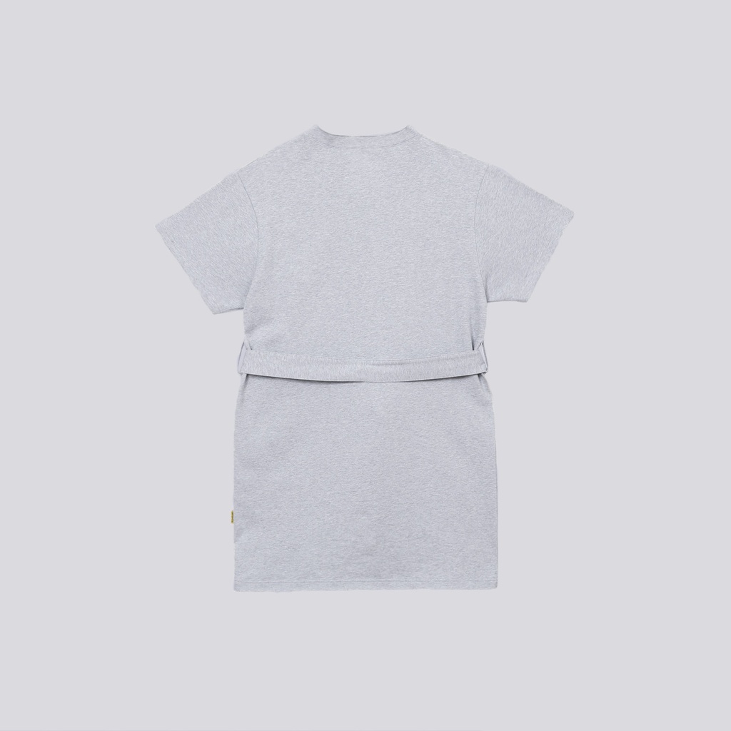 Robe femme manches courtes avec ceinture à la taille كل ساعة و علمها