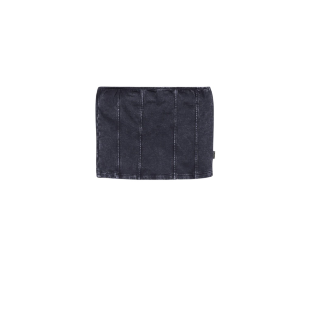 Top délavé femme sans bretelles