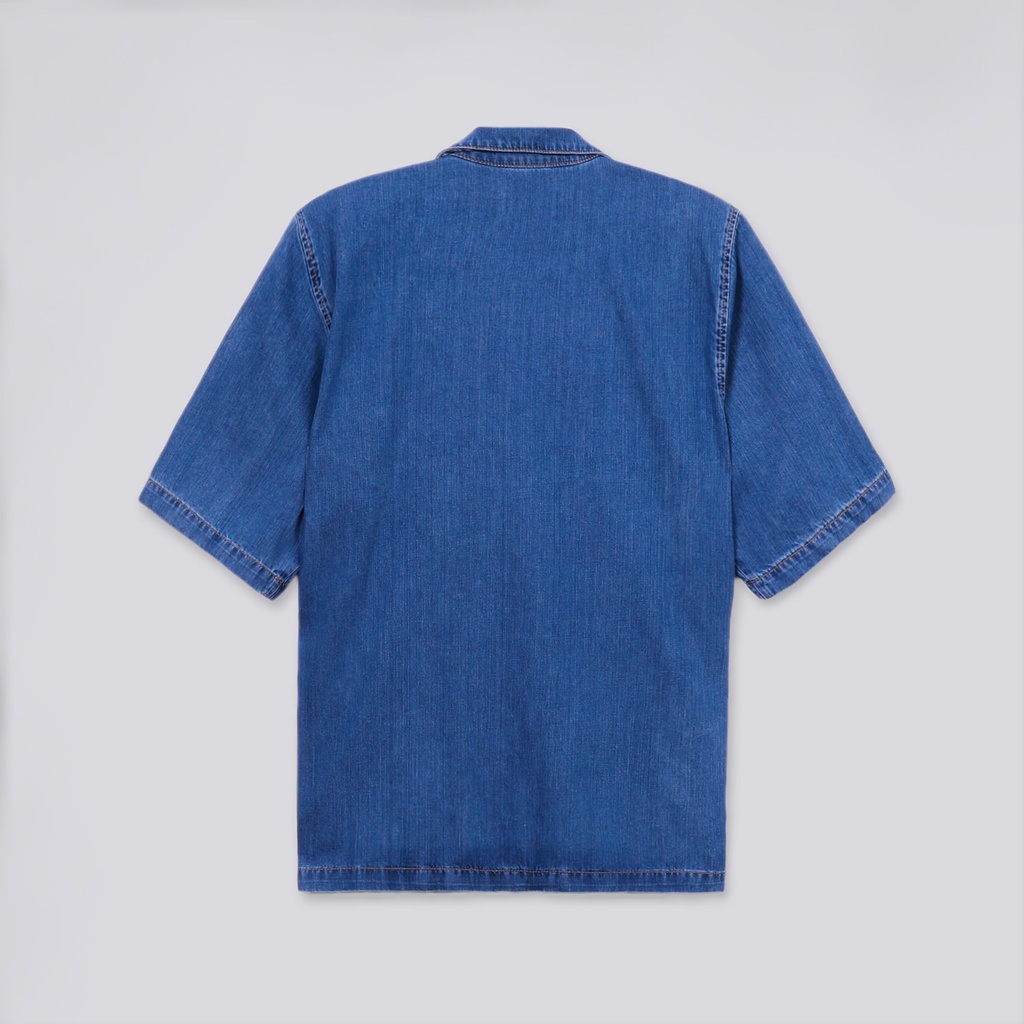 Chemise homme manches courtes en jeans - SHOKRI