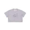 Sweat sur taille femme manches courtes 9a3da m3a lebnet