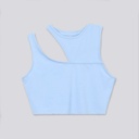 Top femme sans manches avec découpe